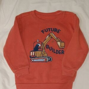 Future Builder Kids Sweatshirt - Orange